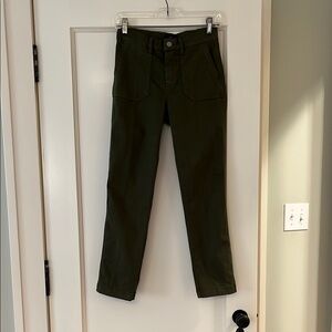 J. Crew Olive Green Trousers